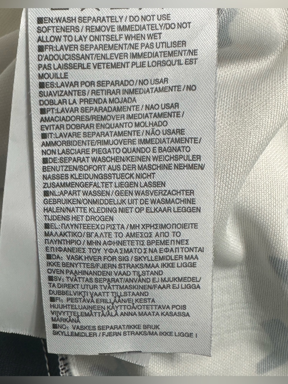 Nike White and Black Japanese Script Men's Soccer Jersey - Picture 6 of 8